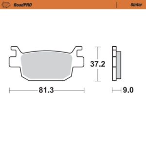 MOTO-MASTER BRAKE PAD SCOOTER
