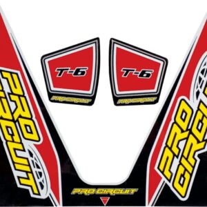 PRO CIRCUIT DECAL T6 RED