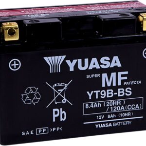 BATTERY YUASA MF YT9B-BS