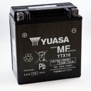 BATTERY YUASA FA YTX16