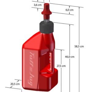 TUFFJUG VS RIPPERCAP 10L RED