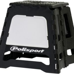 POLISPORT PIT BIKE STAND FOLDABLE POLISPORT LOGO BLACK/WHITE