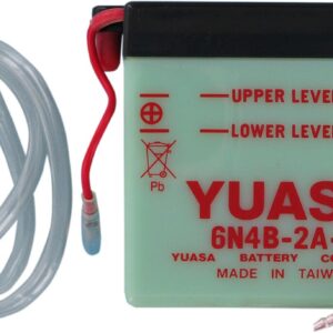 BATTERY YUASA 6-VOLT DRY 6N4B-