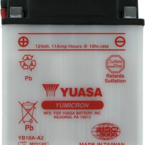 BATTERY YUASA HD DRY YB10A-A2