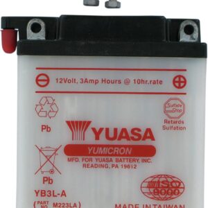 BATTERY YUASA HD DRY YB3L-A