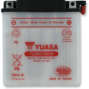 BATTERY YUASA HD DRY YB5L-B