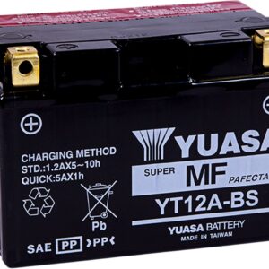 BATTERY YUASA MF YT12A-BS