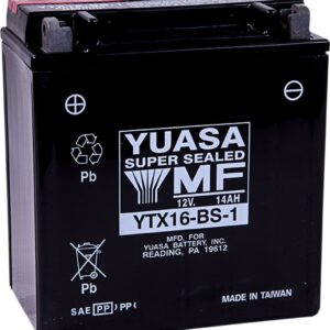 BATTERY YUASA MF YTX16-BS-1