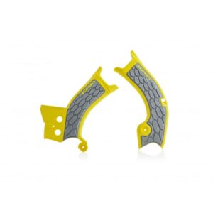 ACERBIS X-GRIP FRAME PROTECTOR SUZUKI RMZ450 18/26 + RMZ250 19/26 - YELLOW/GREY