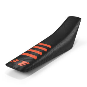 Onegripper - Seat Cover - RIBBED - Black/Orange