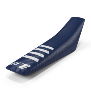 Onegripper - Seat Cover - RIBBED - Dark Blue/White