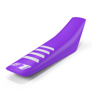 Onegripper - Seat Cover - RIBBED - Purple/White