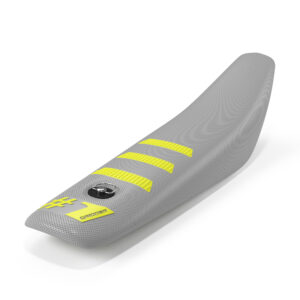 Onegripper - Seat Cover - LIGHT RIB MINI - Light Grey/Yellow