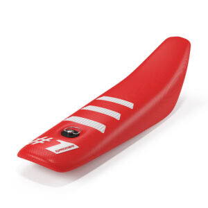 Onegripper - Seat Cover - LIGHT RIB MINI - Red/White