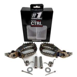Onegripper - Titanium CTRL Ultra-Grip Footpegs - 01