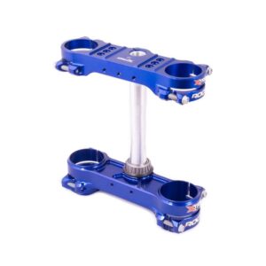 X-Trig ROCS Triple Clamp Kit - 22mm Offset Blue
