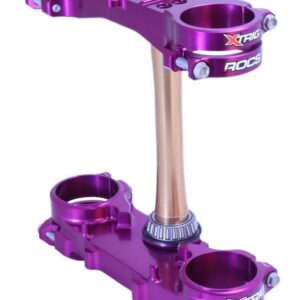 X-Trig ROCS Triple Clamp, Offset 25, Purple