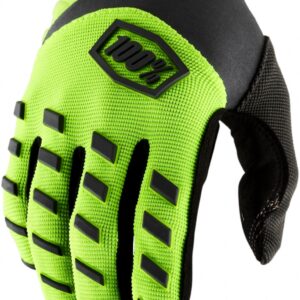 100% AIRMATIC YOUTH GLOVES FLUO YELLOW/BLACK