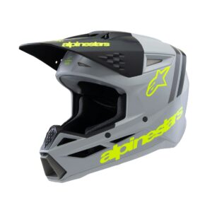 ALPINESTARS HELMET YOUTH SM3 RADIUM GY/BLK/Y