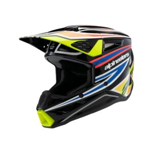 ALPINESTARS HELMET YOUTH SM3 WURX BLK/YL/B Y