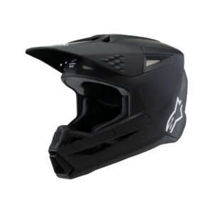 ALPINESTARS HELMET YOUTH SM3 SOLID BLACK YS
