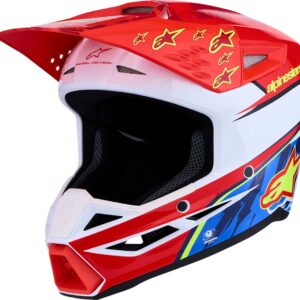 ALPINESTARS HELMET YOUTH SM3 FALCON RD/WH/BL