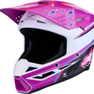 ALPINESTARS HELMET YOUTH SM3 FALCON PU/WH/PK