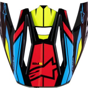 ALPINESTARS VISOR SM5 ACT2 BK/Y/R