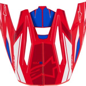ALPINESTARS VISOR SM5 ACT2 RD/BL
