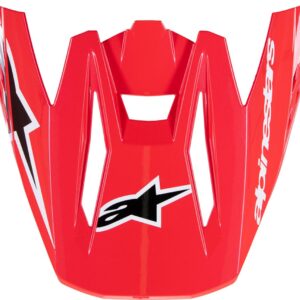 ALPINESTARS VISOR SM5 CORP RED