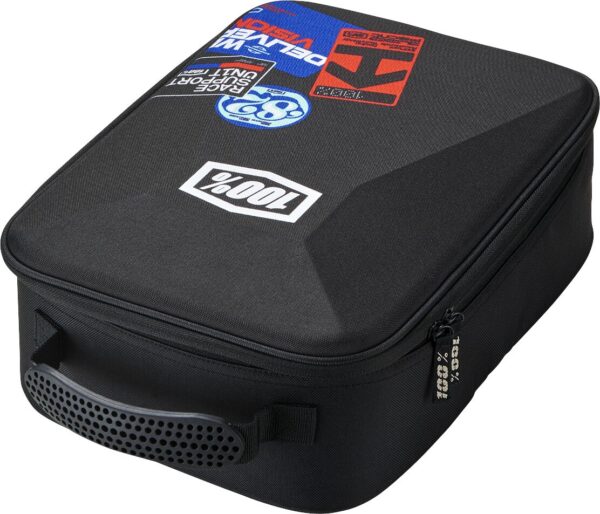 100% CASE GOGGLE VALISE BLACK