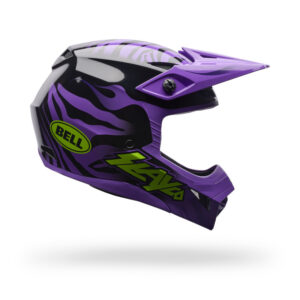 BELL YTH MX-10 MIPS AMBER DOT/ECE BLACK/PURPLE